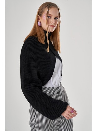 Black - Knit Sweaters - MIZALLE