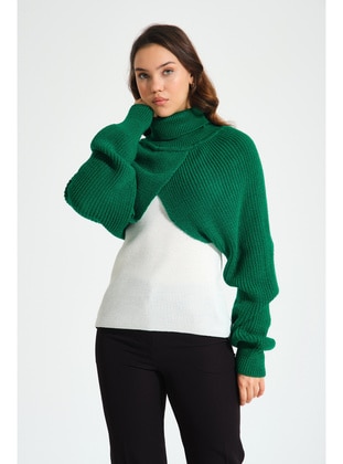 Green - Knit Sweaters - MIZALLE