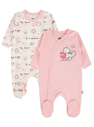 Powder Pink - Baby Sleepsuits - Civil Baby