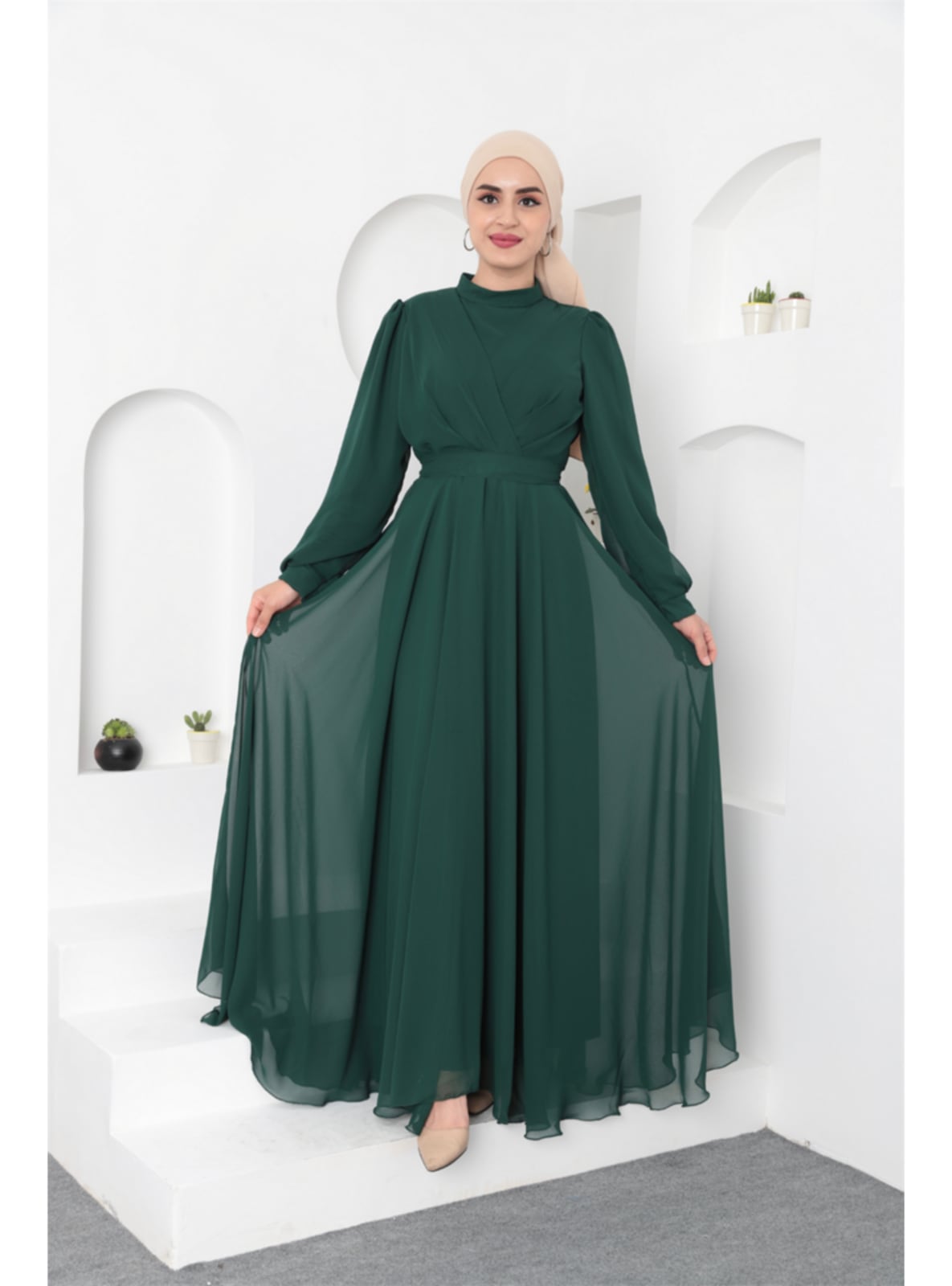 Green - Evening Dresses