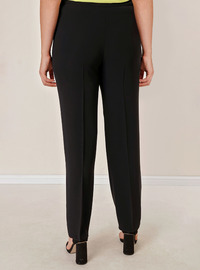 Plus Size Crepe Pants Black