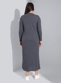 Anthracite - Plus Size Dress