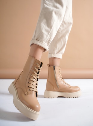 Nude - Boots - Shoescloud