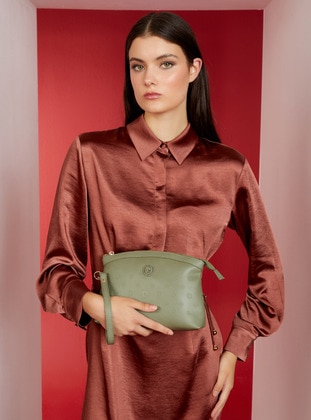 Green - Clutch Bags / Handbags - Pierre Cardin