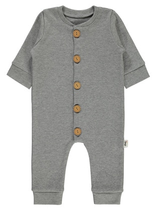 Grey - Baby Sleepsuits - Civil Baby
