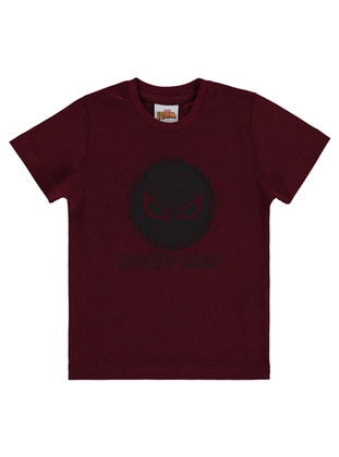 Burgundy - Boys` T-Shirt - Roly Poly
