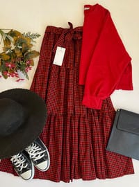 Black - Red - Skirt