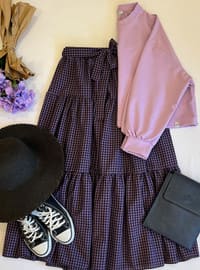 Black - Purple - Skirt