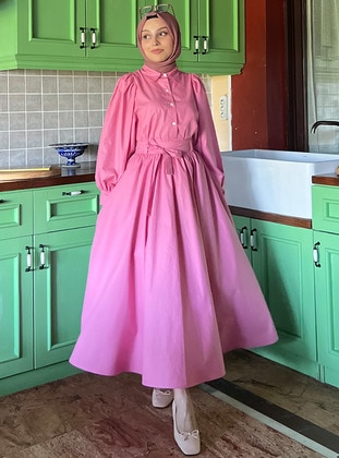 Pink - Skirt - Ceylan Otantik