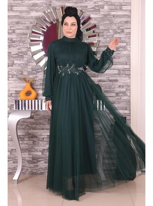 Emerald - Modest Evening Dress - MISSVALLE
