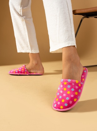 Pink - Slippers - Pembe Potin