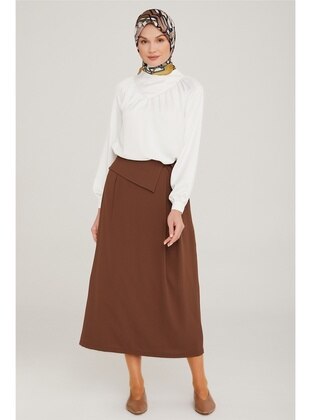 Brown - Skirt - Armine