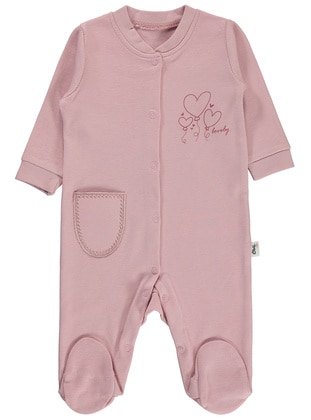 Light Powder Pink - Baby Sleepsuits - Civil Baby