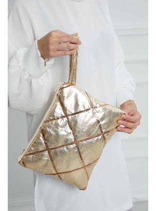 Gold color - Clutch Bags / Handbags - Aisha`s Design