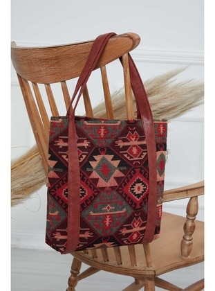 Brick Red - Shoulder Bags - Aisha`s Design