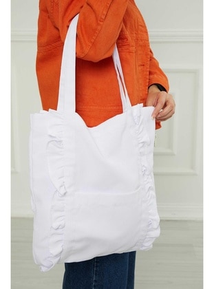 أبيض - الكتف‎ حقائب - Aisha`s Design