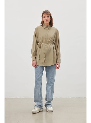Beige - Evening Blouses / Shirts - BE BLUE
