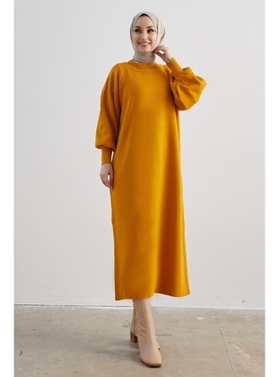 Mustard - Knit Dresses - InStyle