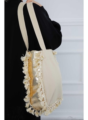 Beige - Shoulder Bags - Aisha`s Design