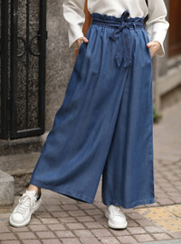 Dark Blue - Denim Skirt