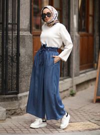 Dark Blue - Denim Skirt