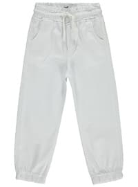 White - Girls` Pants