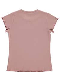 Powder Pink - Girls` T-Shirt