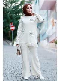White - Knit Suits