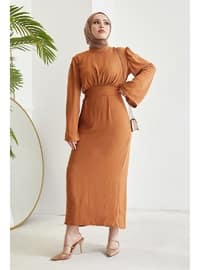 Orange - Modest Dress - In Style