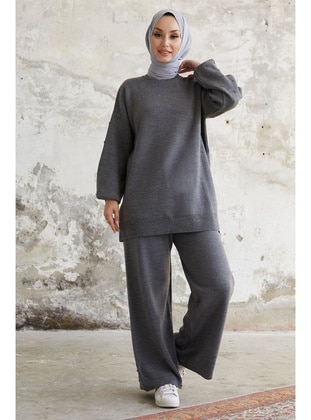 Anthracite - Knit Suits - InStyle