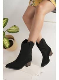 Black - Suede - Boots