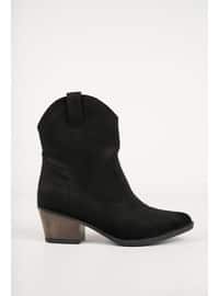 Black - Suede - Boots