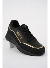 Black - Gold - Sport - Sports Shoes