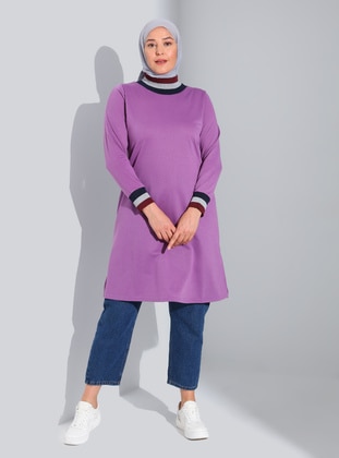 Lilac - Plus Size Tunic - GELİNCE