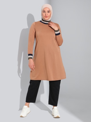 Biscuit - Plus Size Tunic - GELİNCE