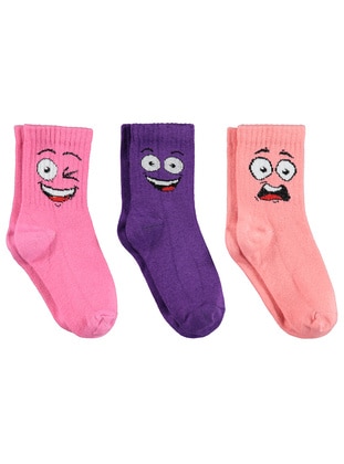 Purple - Girls` Socks - Civil Girls