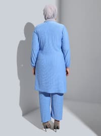 Blue - Plus Size Suit