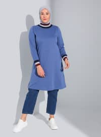 Blue - Plus Size Tunic