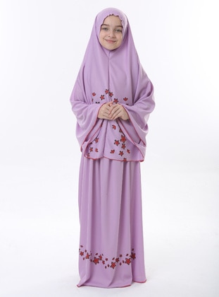 Purple - Girls` Prayer Dress - ELANESA