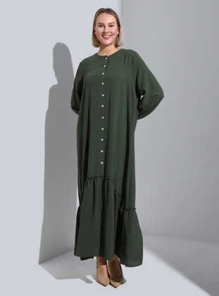 Light Emerald - Plus Size Dress - Alia