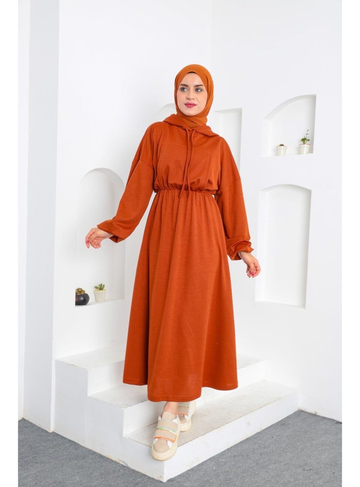 Rouge brique shop robe