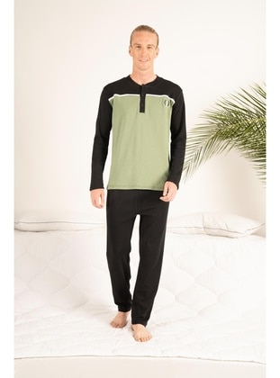 Green - Men`s Pyjama Sets - Estiva