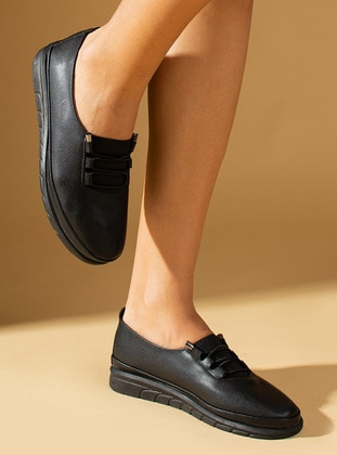 Black - Casual Shoes - Pembe Potin