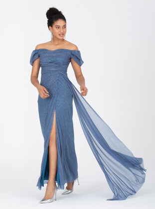 Blue - Evening Dresses - Meksila