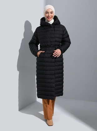 Black - Puffer Jackets - Olcay