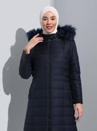 Navy Blue - Puffer Jackets