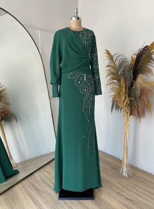 Emerald - Modest Evening Dress - Lavienza
