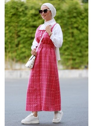 Pink - Modest Dress - Bestenur