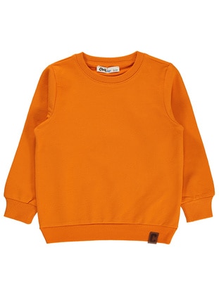 Orange - Boys` Sweatshirt - Civil Boys