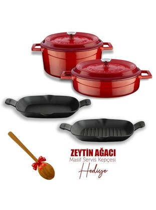 Red - Cookware Sets - LAVA